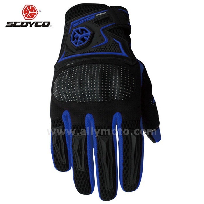 130 Motocross Off-Road Gloves Guantes Outdoor Sport Mesh Fabric Breathable Full Finger@3